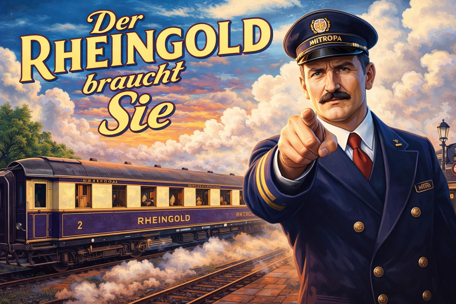 Rheingold-Zug | Historische Zugreisen | Köln | Rheingold Zug ...